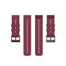 For Suunto 7 Lightning Silicone Watch Band(Red Wine)