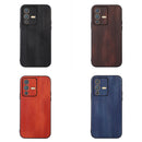 For vivo S12 5G / V23 5G Yellow Cow Texture PU Phone Case(Coffee)