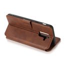 For Samsung Galaxy A6+ Shockproof PU + TPU Leather Phone Case(Brown)