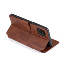For Samsung Galaxy A71 Shockproof PU + TPU Leather Phone Case(Brown)