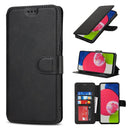 For Samsung Galaxy A53 5G Shockproof PU + TPU Leather Phone Case(Black)