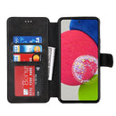 For Samsung Galaxy A53 5G Shockproof PU + TPU Leather Phone Case(Black)