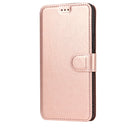 For Samsung Galaxy A53 5G Shockproof PU + TPU Leather Phone Case(Rose Gold)