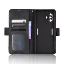 For Xiaomi Poco F4 GT / Redmi K50 Gaming Skin Feel Calf Texture Card Slots Leather Phone Case(Black)