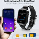 Rogbid Air 1.75 inch IPS Screen Smart Watch, Support Video Chat/SIM Card Calling, Memory:4GB+128GB(Grey)