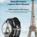 Rogbid Brave Pro 1.69 inch IPS Screen Dual Cameras Smart Watch, Support Video Chat/SIM Card Calling(Black)