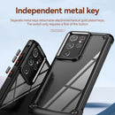 For Samsung Galaxy S21 Ultra 5G TPU + PC Lens Protection Phone Case(Black)