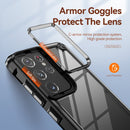 For Samsung Galaxy S21 Ultra 5G TPU + PC Lens Protection Phone Case(Black)