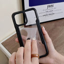 Armor Acrylic 3 in 1 Phone Case For iPhone 13 Pro Max(Black)