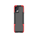 Armor Acrylic 3 in 1 Phone Case For iPhone 12(Red)
