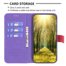 For Motorola Moto G22 BF13 Color Matching Cross Texture Leather Phone Case(Purple)