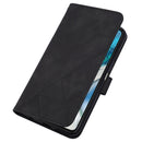 For Motorola Moto G52 Crossbody 3D Embossed Flip Leather Phone Case(Black)