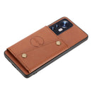 For Xiaomi 12 Double Buckle PU + TPU Shockproof Magnetic Phone Case(Brown)