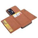 For Xiaomi 12 Double Buckle PU + TPU Shockproof Magnetic Phone Case(Brown)