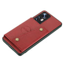 For Xiaomi 12 Double Buckle PU + TPU Shockproof Magnetic Phone Case(Red)
