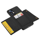 For Xiaomi 12 Pro Double Buckle PU + TPU Shockproof Magnetic Phone Case(Black)