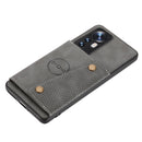For Xiaomi 12 Pro Double Buckle PU + TPU Shockproof Magnetic Phone Case(Grey)