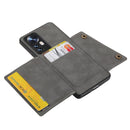 For Xiaomi 12 Pro Double Buckle PU + TPU Shockproof Magnetic Phone Case(Grey)