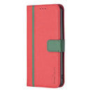 For Xiaomi 12 Pro BF13 Color Matching Cross Texture Leather Phone Case(Red)