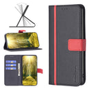 For Xiaomi 12 Pro BF13 Color Matching Cross Texture Leather Phone Case(Black)
