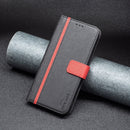 For Xiaomi 12 Pro BF13 Color Matching Cross Texture Leather Phone Case(Black)