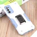 For Samsung Galaxy A03s 165.8mm Ring Holder Non-slip Armor Phone Case(White)