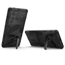 For vivo X80 Pro Punk Armor PC + TPU Phone Case with Holder(Black)