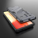 For vivo X80 Pro Punk Armor PC + TPU Phone Case with Holder(Grey)