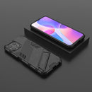 For Honor X30i / Play6T Pro / X8 Punk Armor PC + TPU Phone Case with Holder(Black)