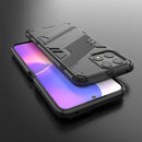For Honor X30i / Play6T Pro / X8 Punk Armor PC + TPU Phone Case with Holder(Black)