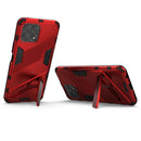 For Honor X30i / Play6T Pro / X8 Punk Armor PC + TPU Phone Case with Holder(Red)