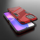 For Honor X30i / Play6T Pro / X8 Punk Armor PC + TPU Phone Case with Holder(Red)