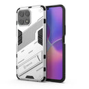 For Honor X30i / Play6T Pro / X8 Punk Armor PC + TPU Phone Case with Holder(White)