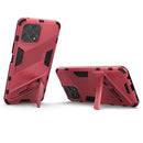 For Honor X30i / Play6T Pro / X8 Punk Armor PC + TPU Phone Case with Holder(Light Red)