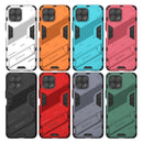 For Honor X30i / Play6T Pro / X8 Punk Armor PC + TPU Phone Case with Holder(Light Red)