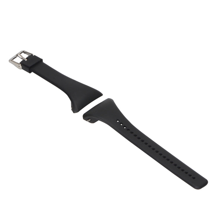 For POLAR FT4 & FT7 Silicone Watch Band(Black)