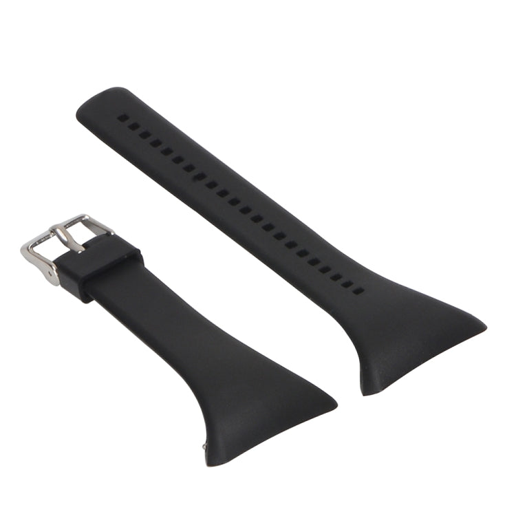 For POLAR FT4 & FT7 Silicone Watch Band(Black)