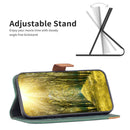 For Samsung Galaxy S21 Ultra 5G BF11 Color Matching Skin Feel Leather Phone Case(Green)