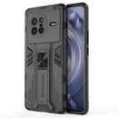 For vivo X80 Supersonic PC + TPU Shock-proof Phone Case(Black)