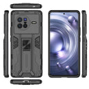 For vivo X80 Supersonic PC + TPU Shock-proof Phone Case(Black)