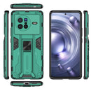 For vivo X80 Supersonic PC + TPU Shock-proof Phone Case(Green)