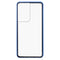 For Samsung Galaxy S21 Ultra 5G HD Magnetic Metal Tempered Glass Phone Case(Blue)
