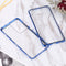 For Samsung Galaxy S21 Ultra 5G HD Magnetic Metal Tempered Glass Phone Case(Blue)