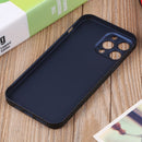 DFANS DESIGN Kevlar Carbon Fiber PC Phone Case For iPhone 13 Pro(Dark Blue)