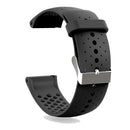 For POLAR Vantage M Silicone Watch Band(Black)