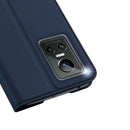 For OPPO Realme GT Neo 3 DUX DUCIS Skin Pro Series PU + TPU Leather Phone Case(Blue)