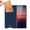 For Sony Xperia 1 IV DUX DUCIS Skin Pro Series PU + TPU Leather Phone Case(Blue)