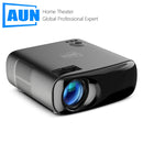 AUN AKEY9 1920x1080 6000 Lumens Home Theater Smart Projector Android 9.0(UK Plug)