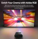 AUN AKEY9 1920x1080 6000 Lumens Home Theater Smart Projector Android 9.0(UK Plug)