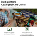 AUN AKEY9 1920x1080 6000 Lumens Home Theater Smart Projector Android 9.0(UK Plug)